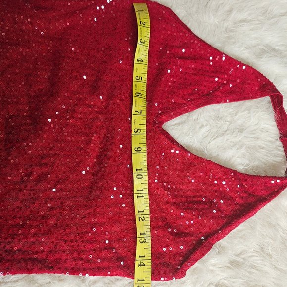 BCBGMAXAZRIA Women's Silk Blend Wine Red Tank Top Size M - Picture 4 of 7